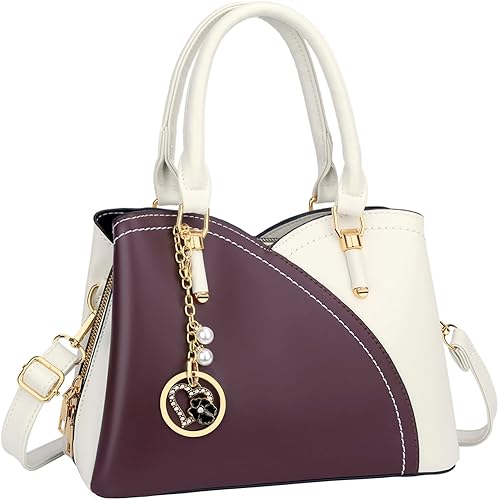 Compartments Purses and Handbags for Women Fashion Ladies Satchel Shoulder Top Handle Bag
